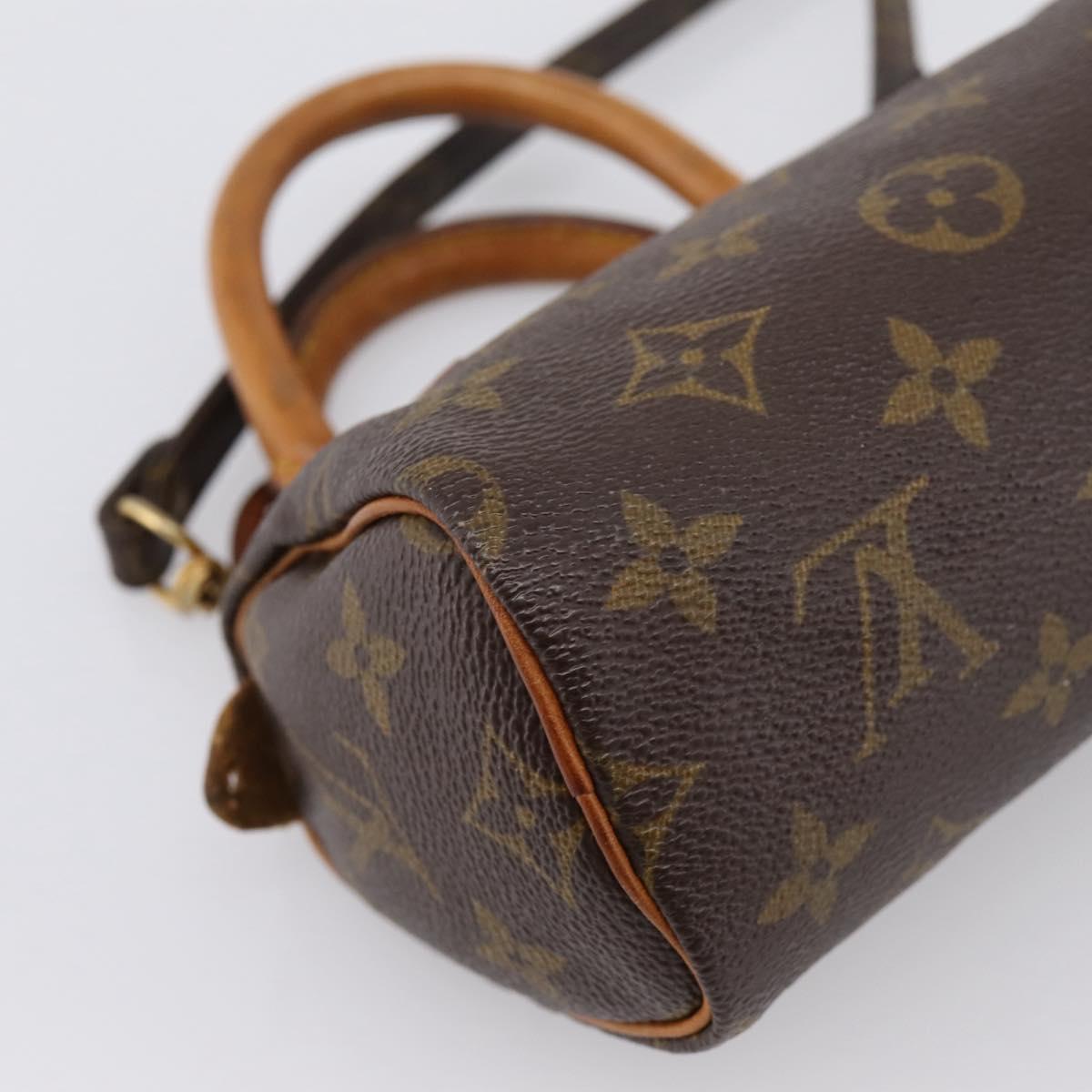 LOUIS VUITTON Monogram Mini Speedy Hand Bag M41534 LV Auth 202013