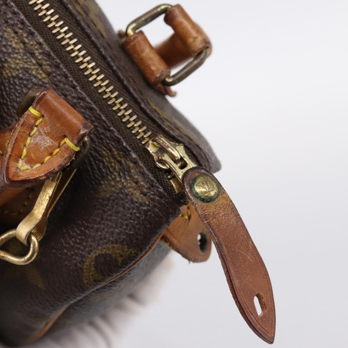LOUIS VUITTON Monogram Mini Speedy Hand Bag M41534 LV Auth 202013