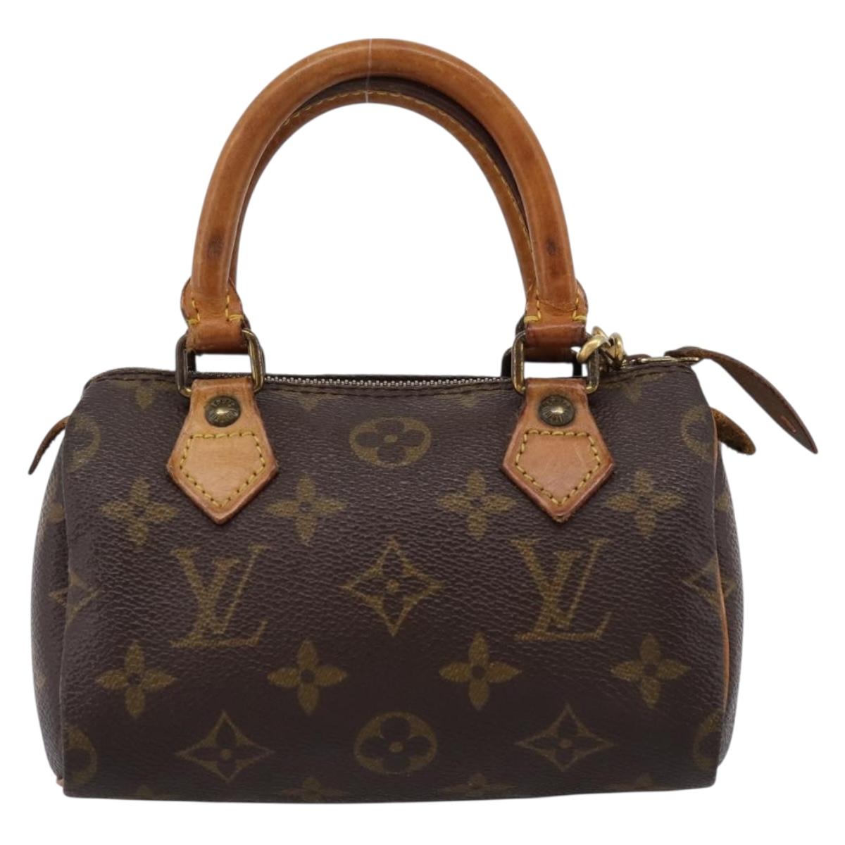 LOUIS VUITTON Monogram Mini Speedy Hand Bag M41534 LV Auth 202013