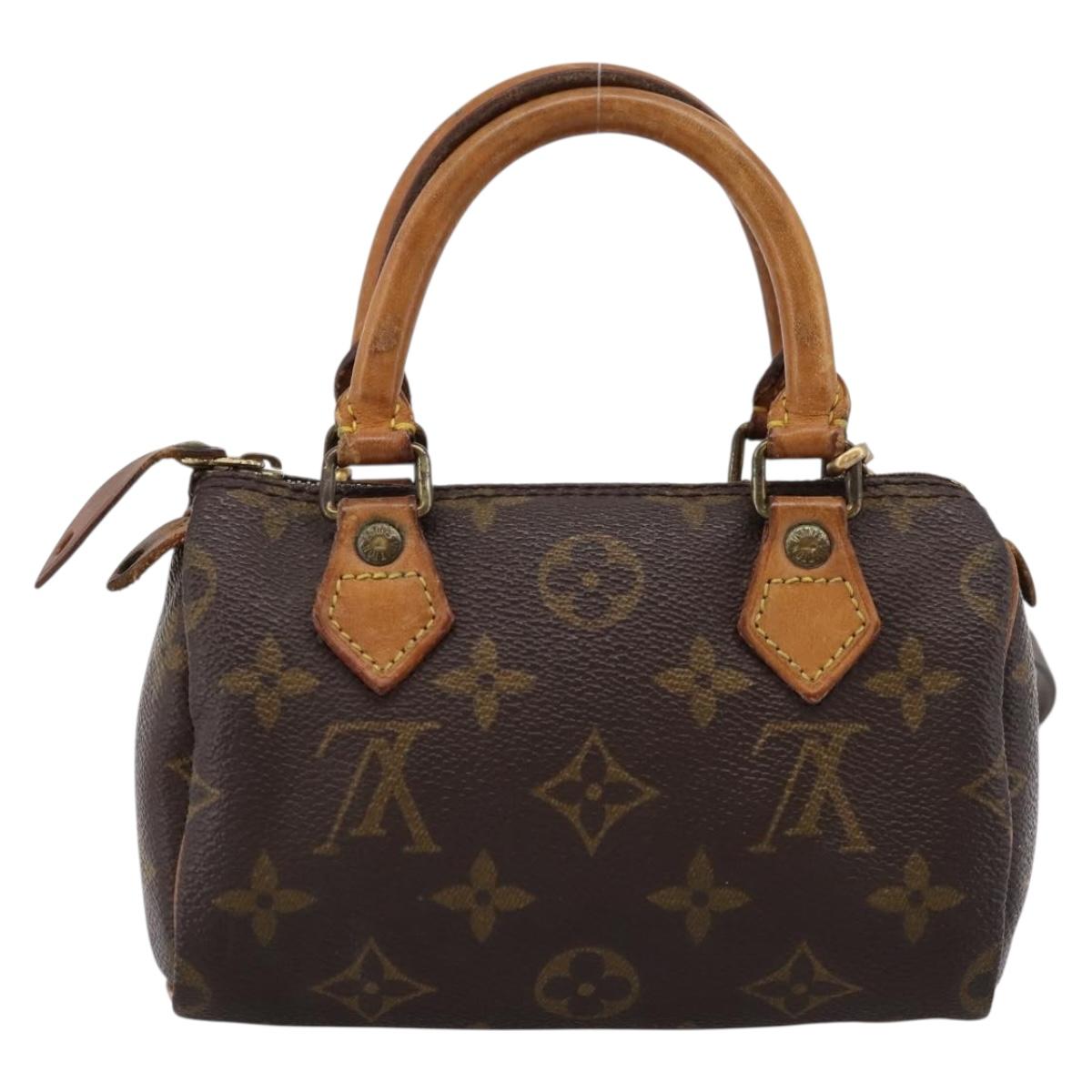 LOUIS VUITTON Monogram Mini Speedy Hand Bag M41534 LV Auth 202013
