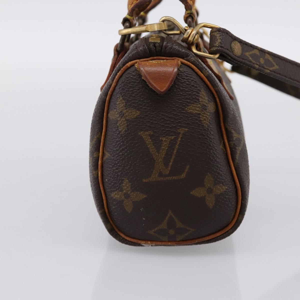 LOUIS VUITTON Monogram Mini Speedy Hand Bag M41534 LV Auth 202013