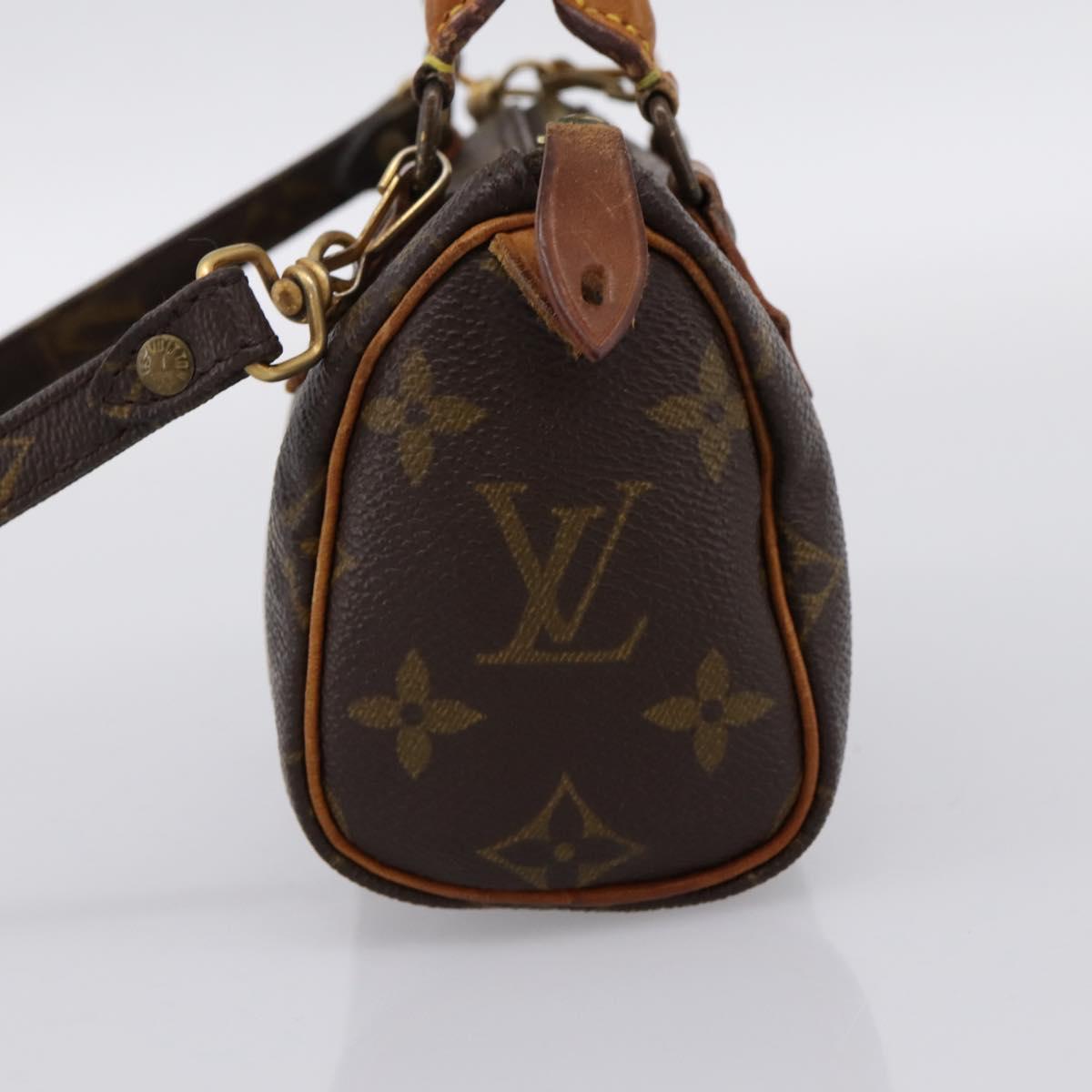 LOUIS VUITTON Monogram Mini Speedy Hand Bag M41534 LV Auth 202013
