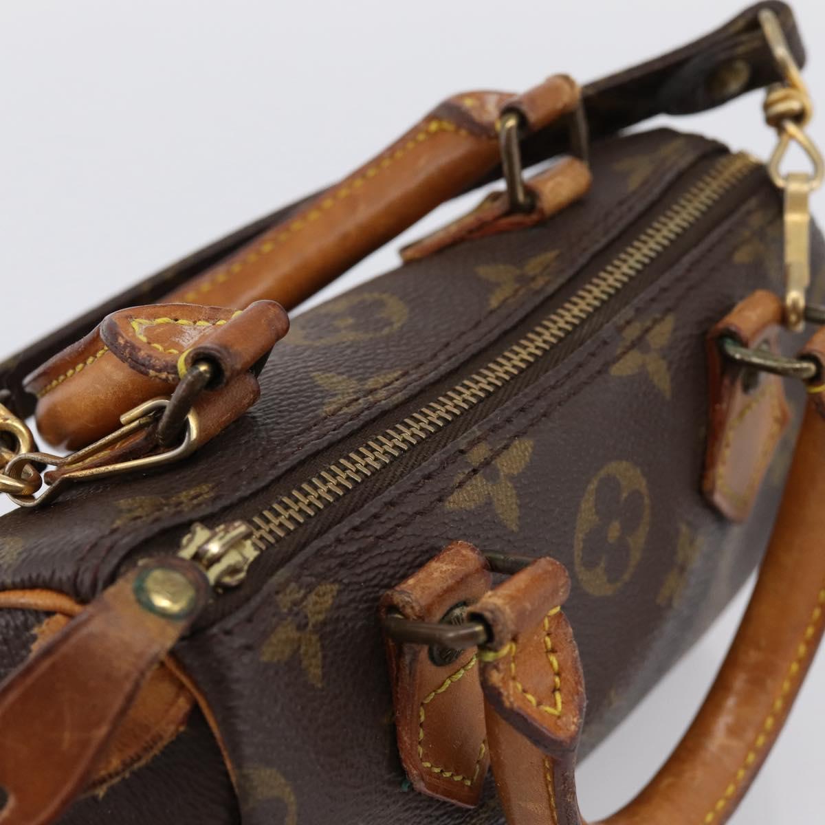 LOUIS VUITTON Monogram Mini Speedy Hand Bag M41534 LV Auth 202013
