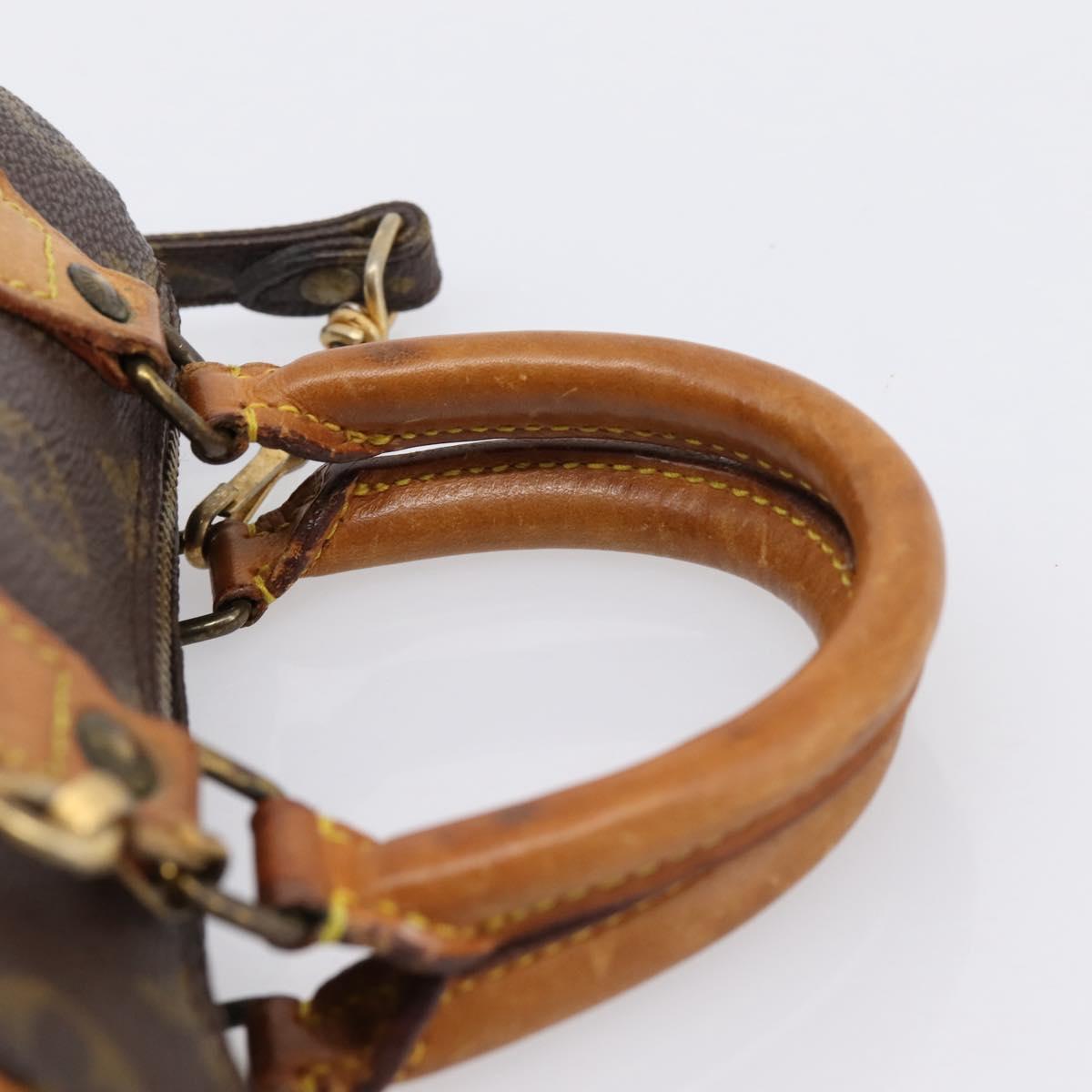 LOUIS VUITTON Monogram Mini Speedy Hand Bag M41534 LV Auth 202013