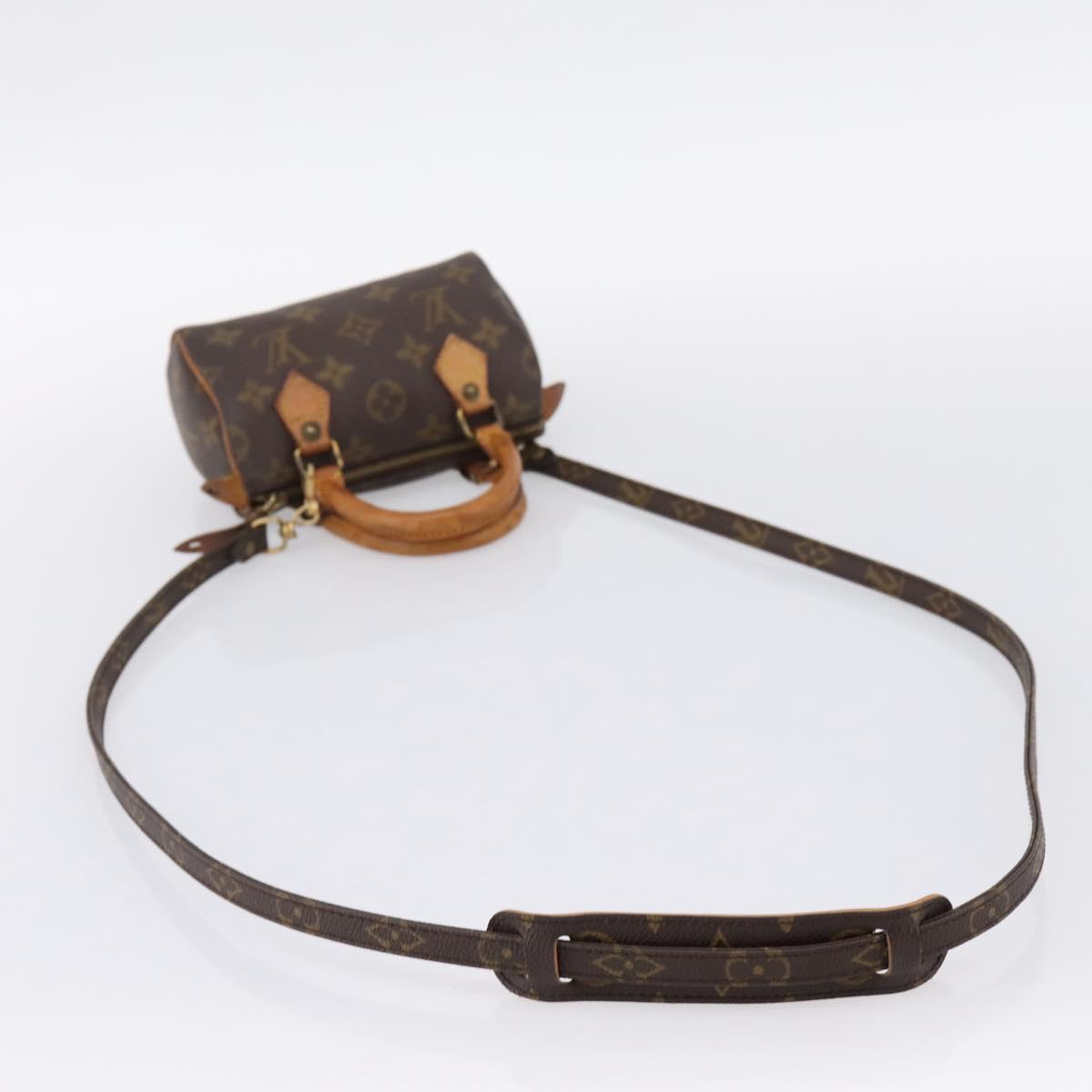 LOUIS VUITTON Monogram Mini Speedy Hand Bag M41534 LV Auth 202013