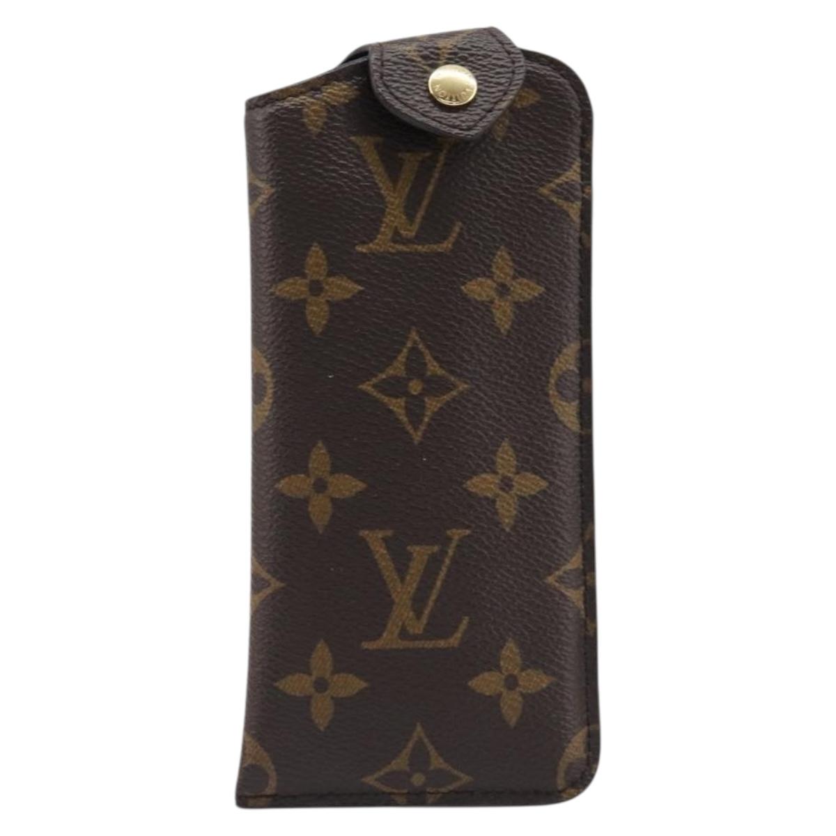 LOUIS VUITTON Monogram Etui Lunette PM Glasses Case M66545 LV Auth 202017A