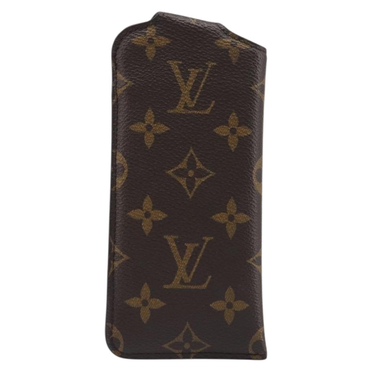 LOUIS VUITTON Monogram Etui Lunette PM Glasses Case M66545 LV Auth 202017A