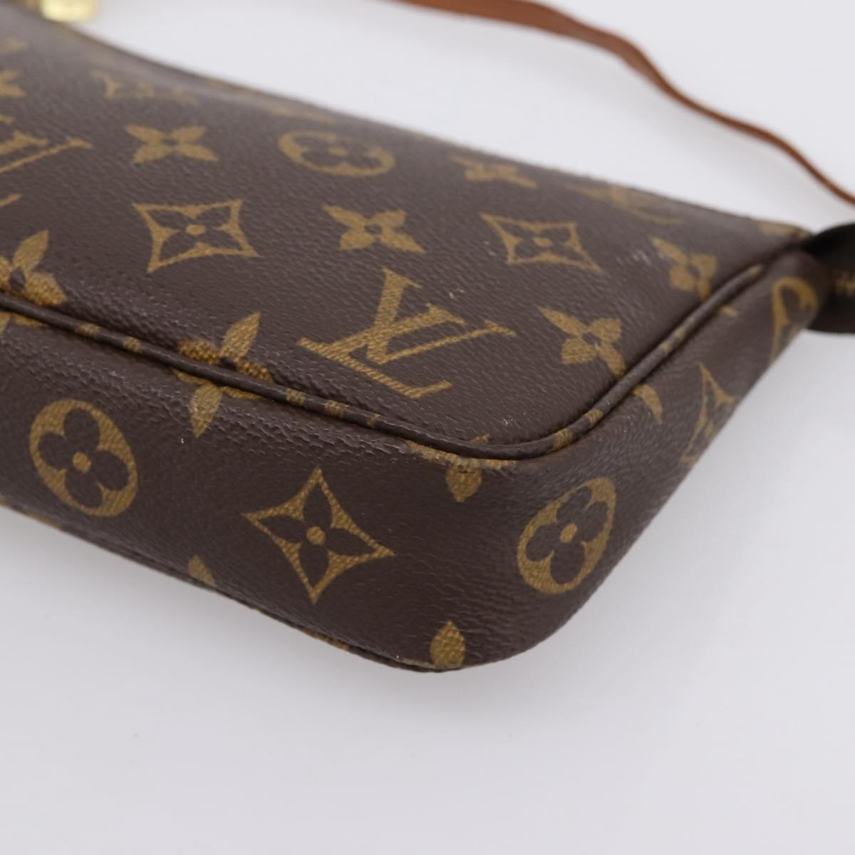 LOUIS VUITTON Monogram Pochette Accessoires Accessory Pouch M51980 Auth 202019