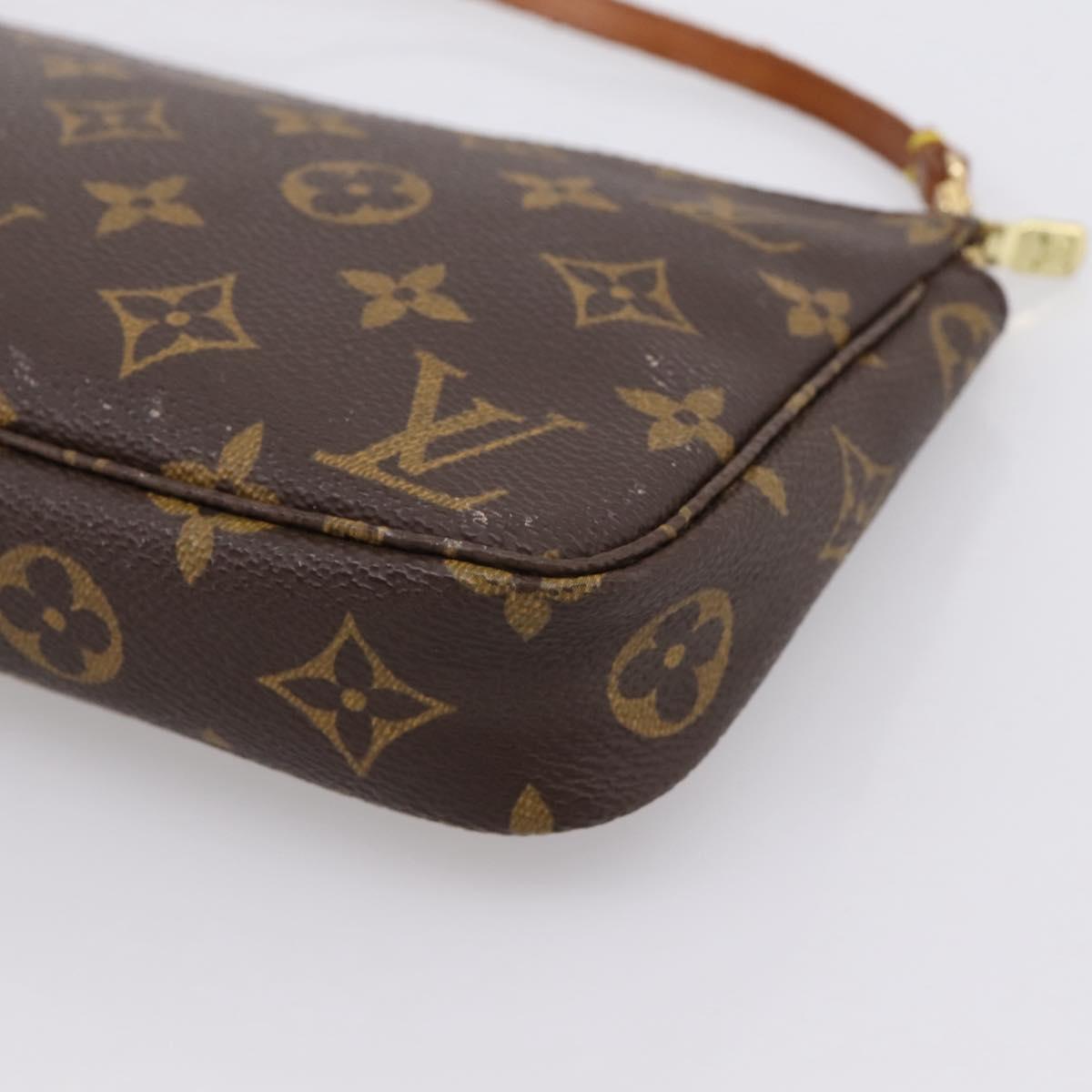 LOUIS VUITTON Monogram Pochette Accessoires Accessory Pouch M51980 Auth 202019