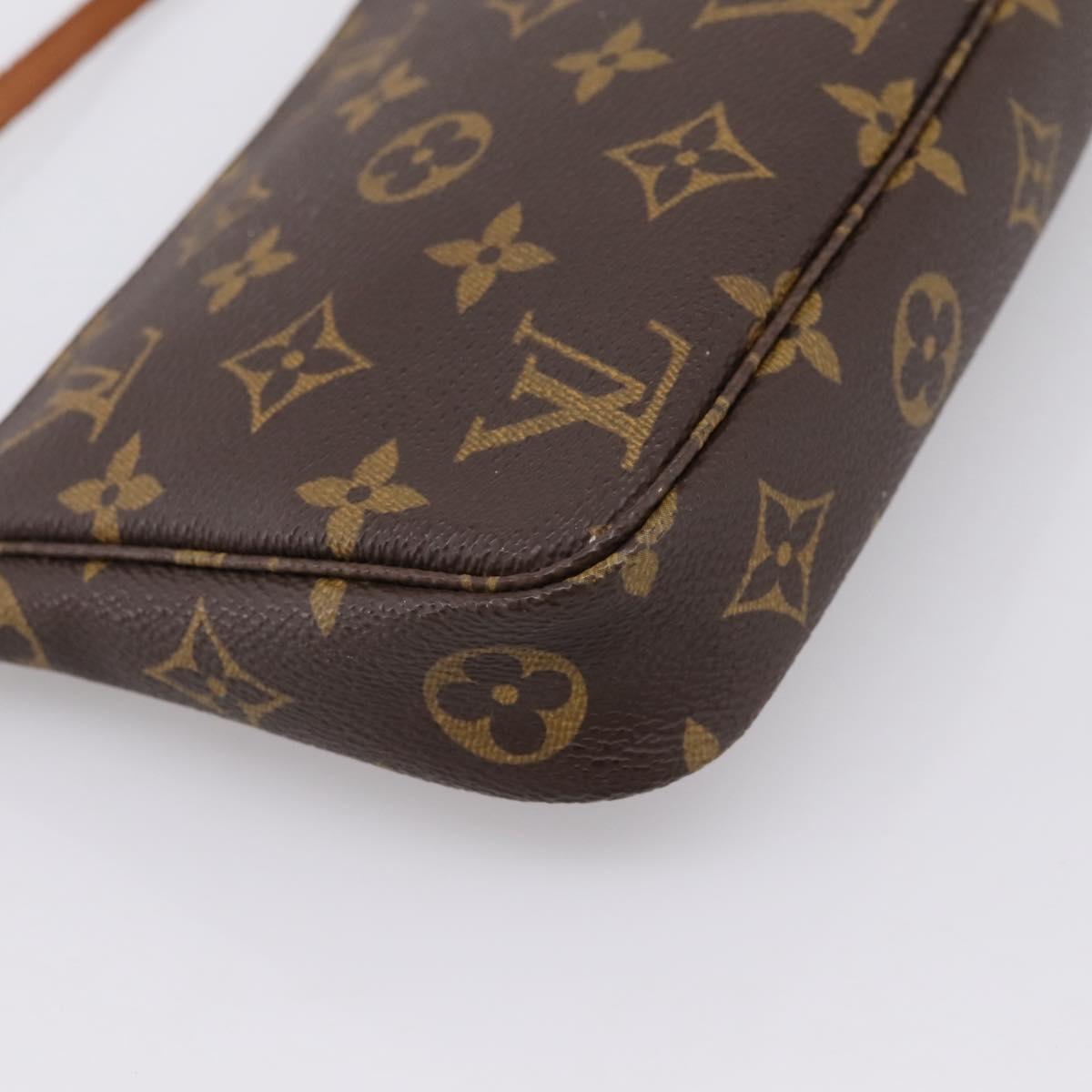 LOUIS VUITTON Monogram Pochette Accessoires Accessory Pouch M51980 Auth 202019