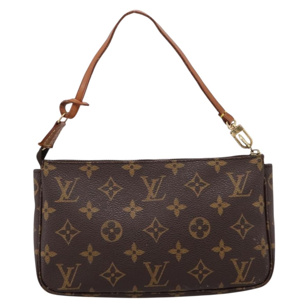LOUIS VUITTON Monogram Pochette Accessoires Accessory Pouch M51980 Auth 202019