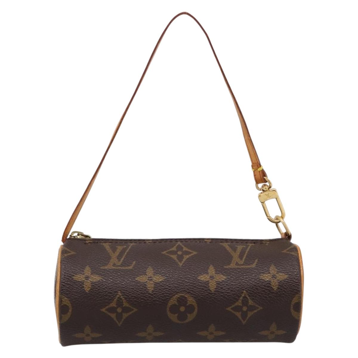 LOUIS VUITTON Monogram Papillon Pouch LV Auth 202020