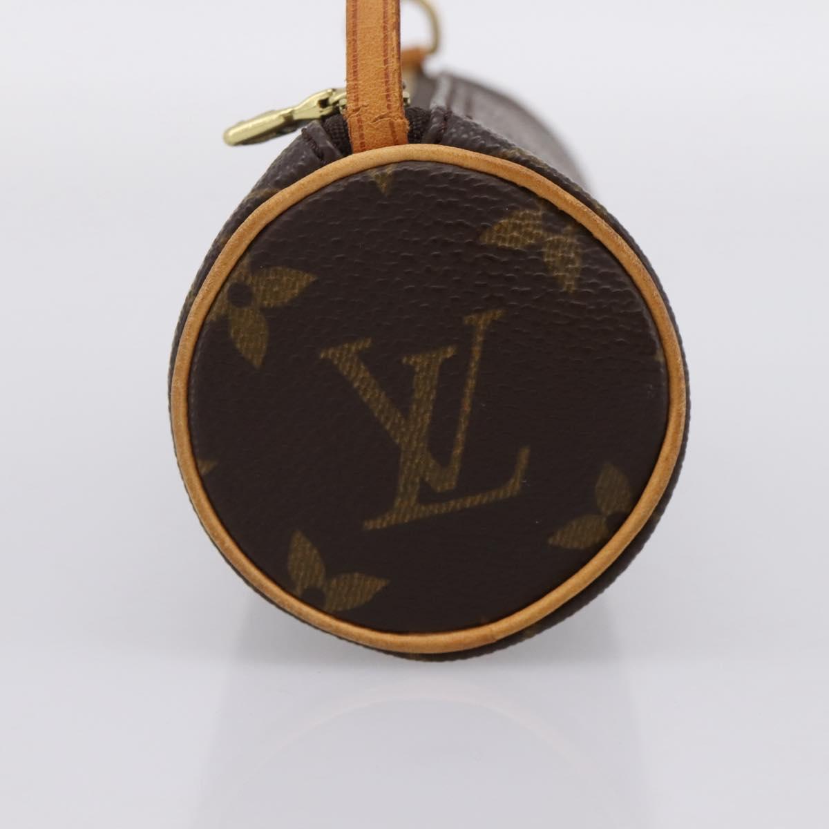 LOUIS VUITTON Monogram Papillon Pouch LV Auth 202020