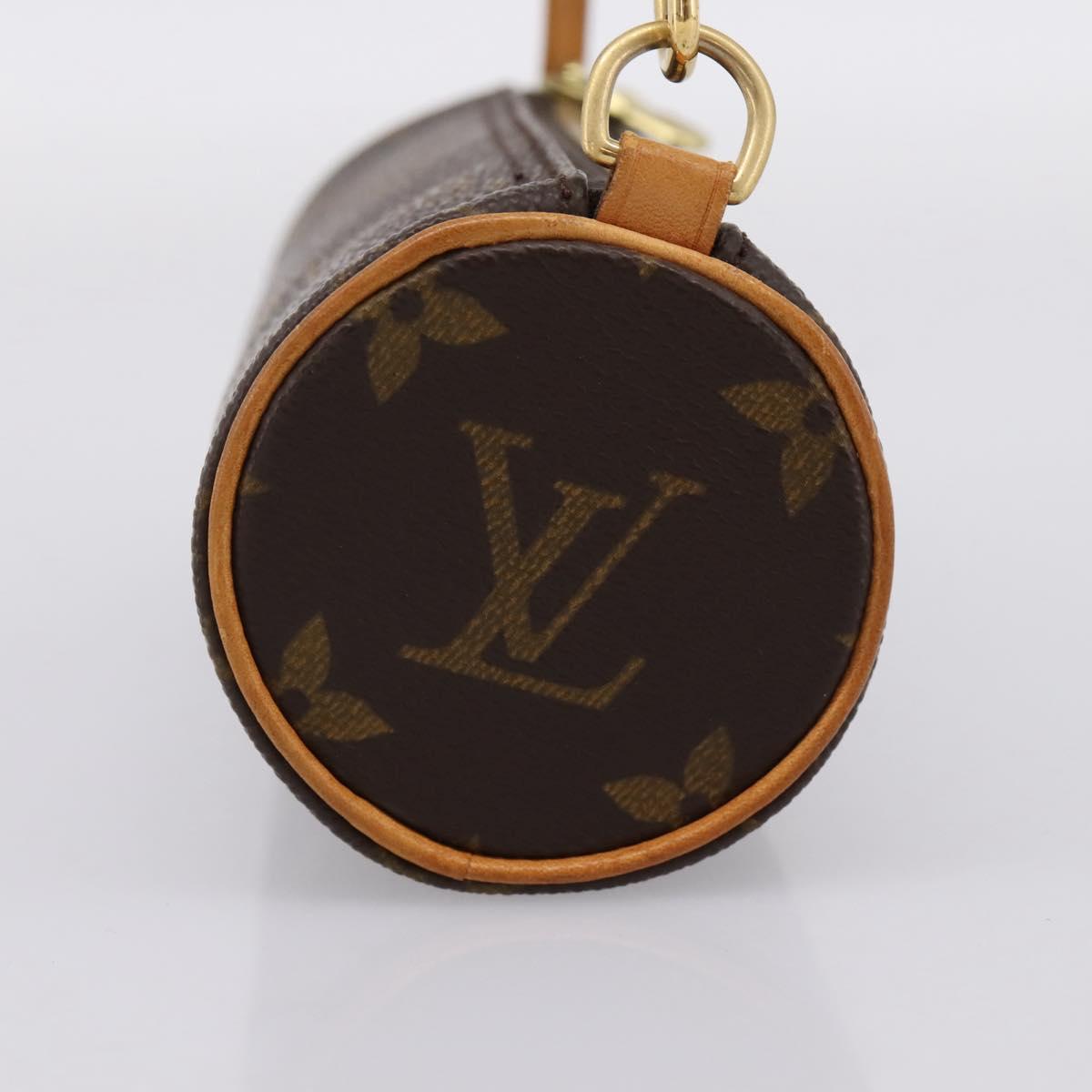 LOUIS VUITTON Monogram Papillon Pouch LV Auth 202020
