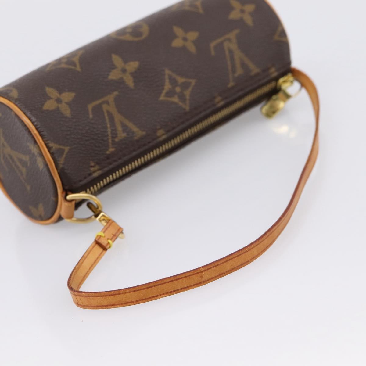 LOUIS VUITTON Monogram Papillon Pouch LV Auth 202020