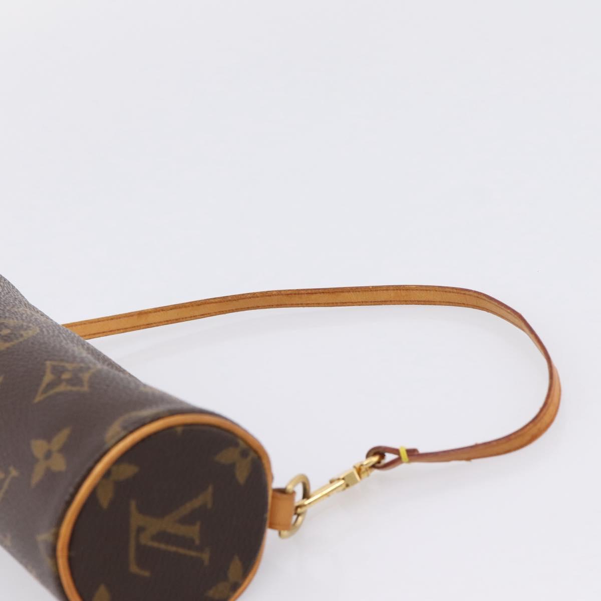 LOUIS VUITTON Monogram Papillon Pouch LV Auth 202020