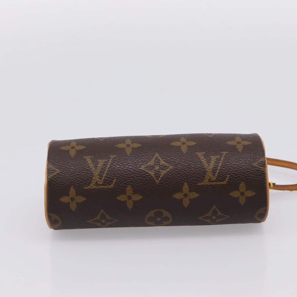 LOUIS VUITTON Monogram Papillon Pouch LV Auth 202020