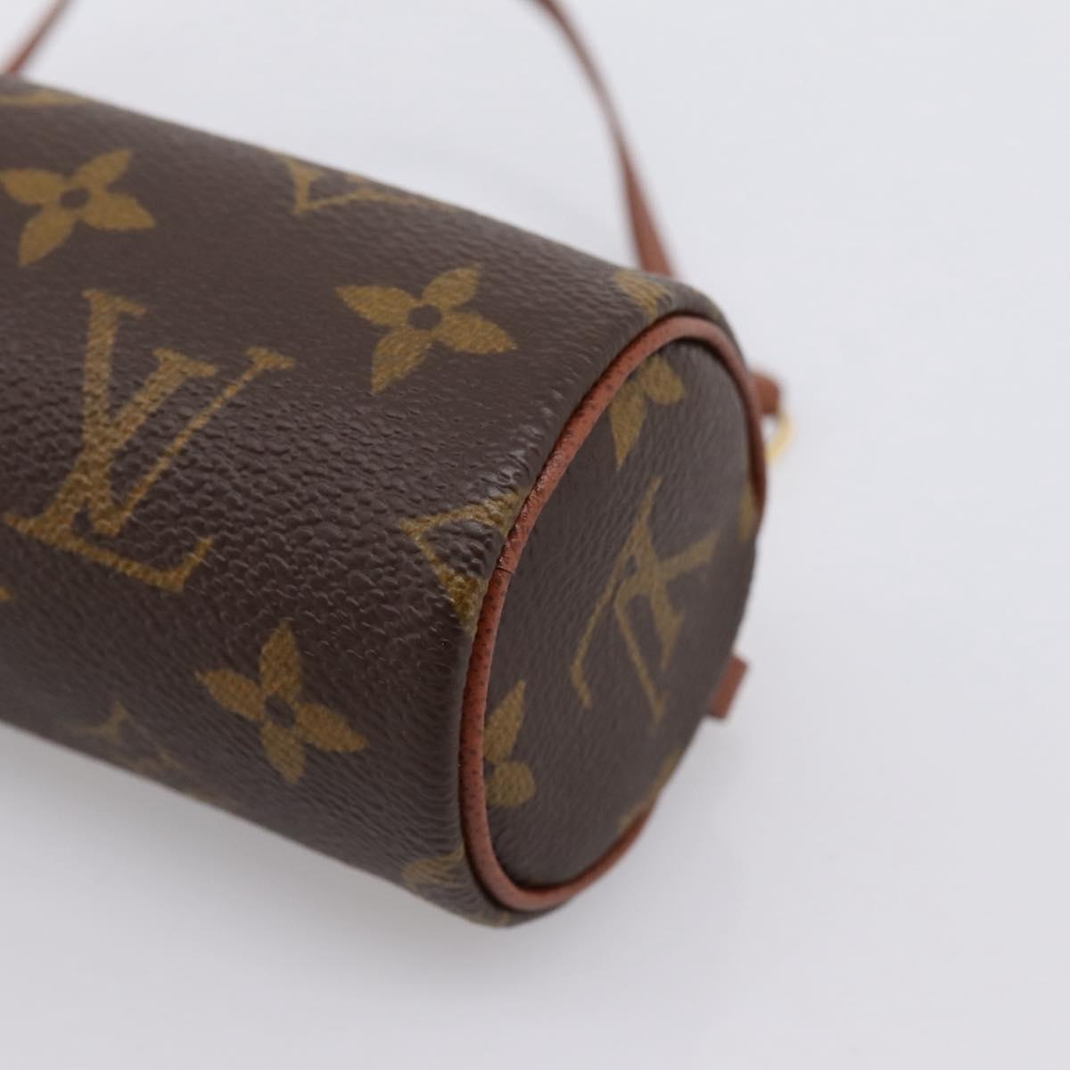 LOUIS VUITTON Monogram Papillon Pouch Pouch LV Auth 202022