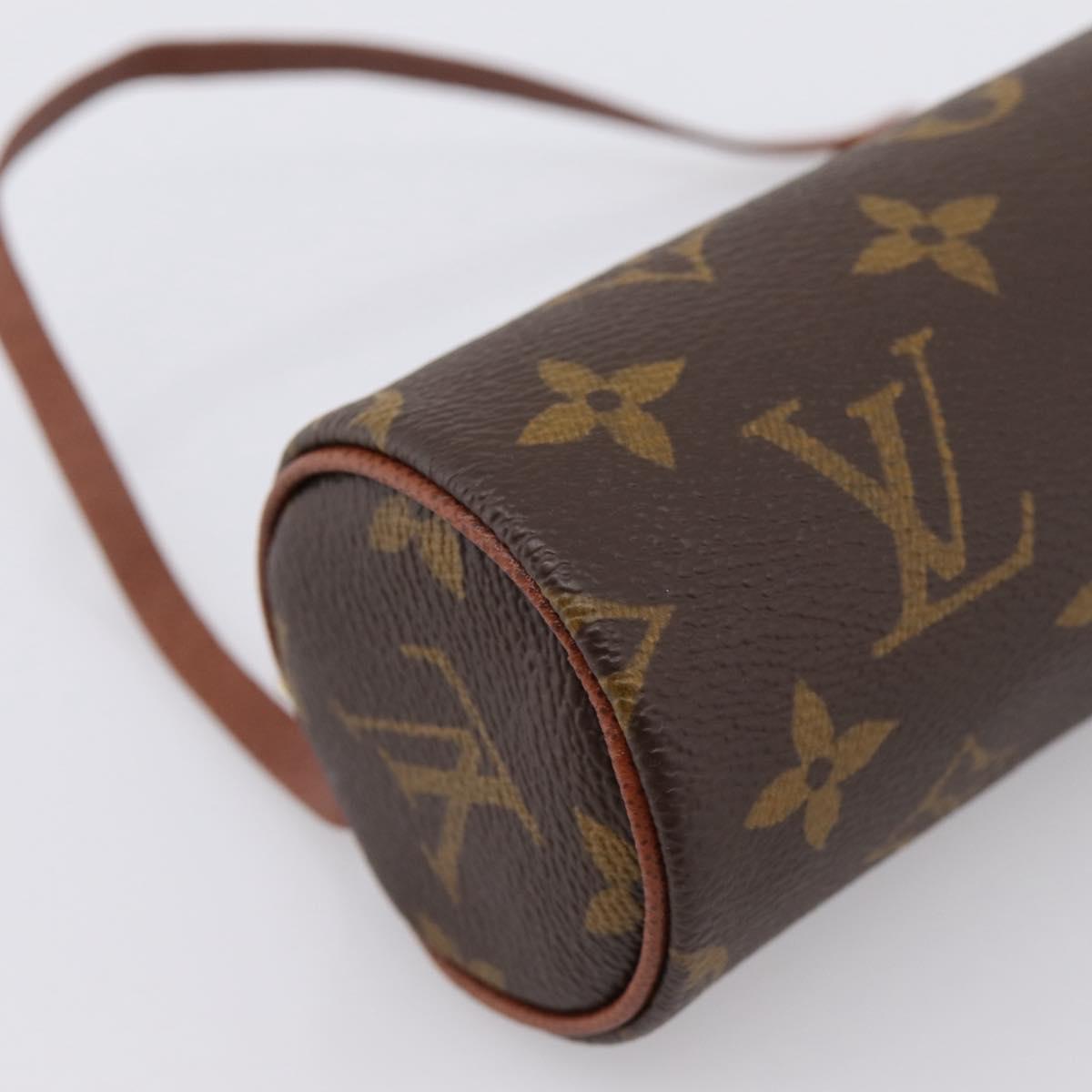 LOUIS VUITTON Monogram Papillon Pouch Pouch LV Auth 202022