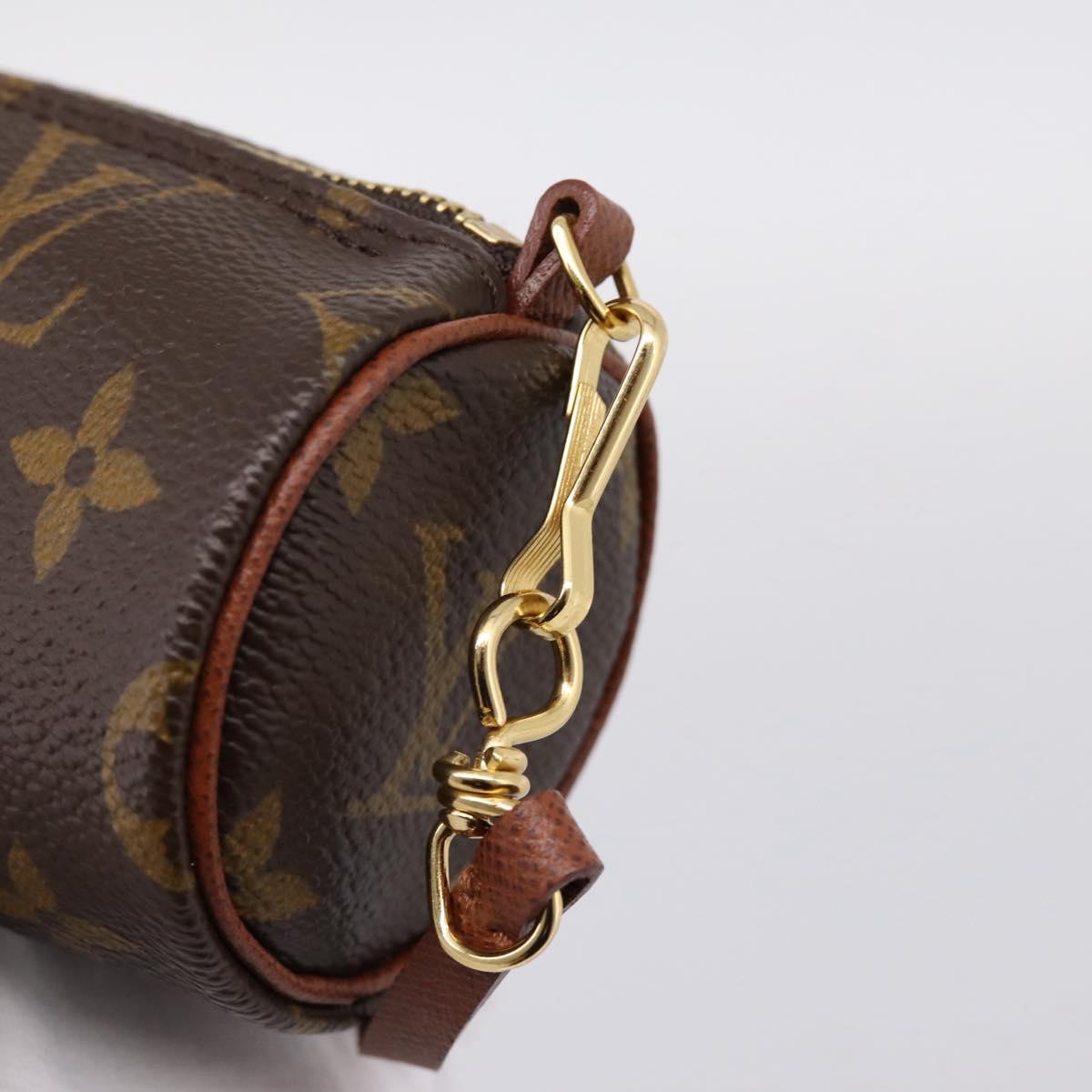 LOUIS VUITTON Monogram Papillon Pouch Pouch LV Auth 202022