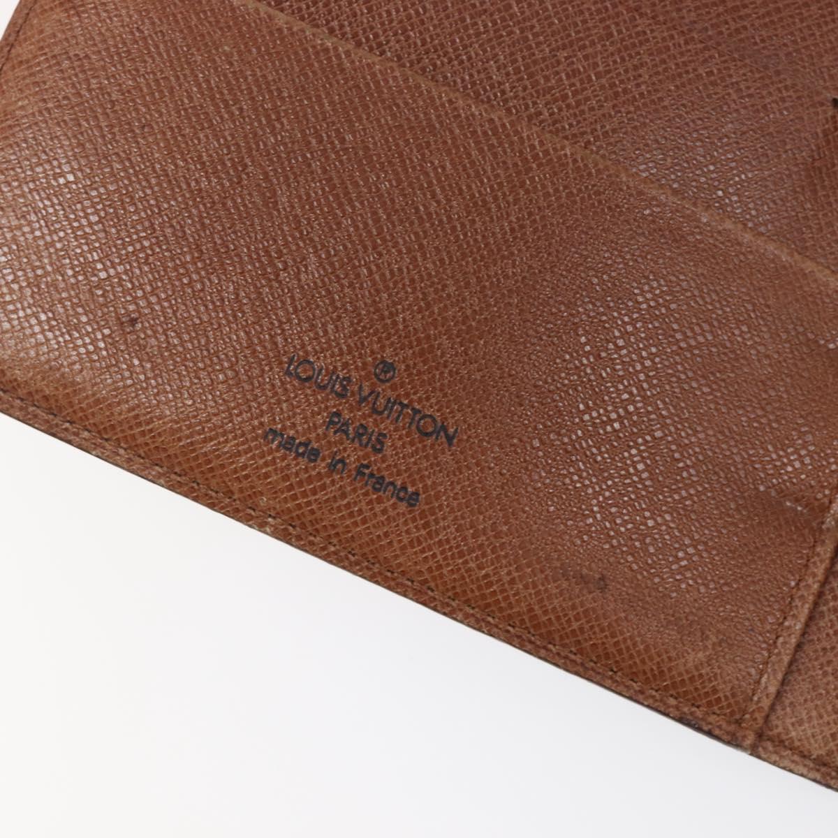 LOUIS VUITTON Monogram Agenda MM Day Planner Cover R20105 LV Auth 202024