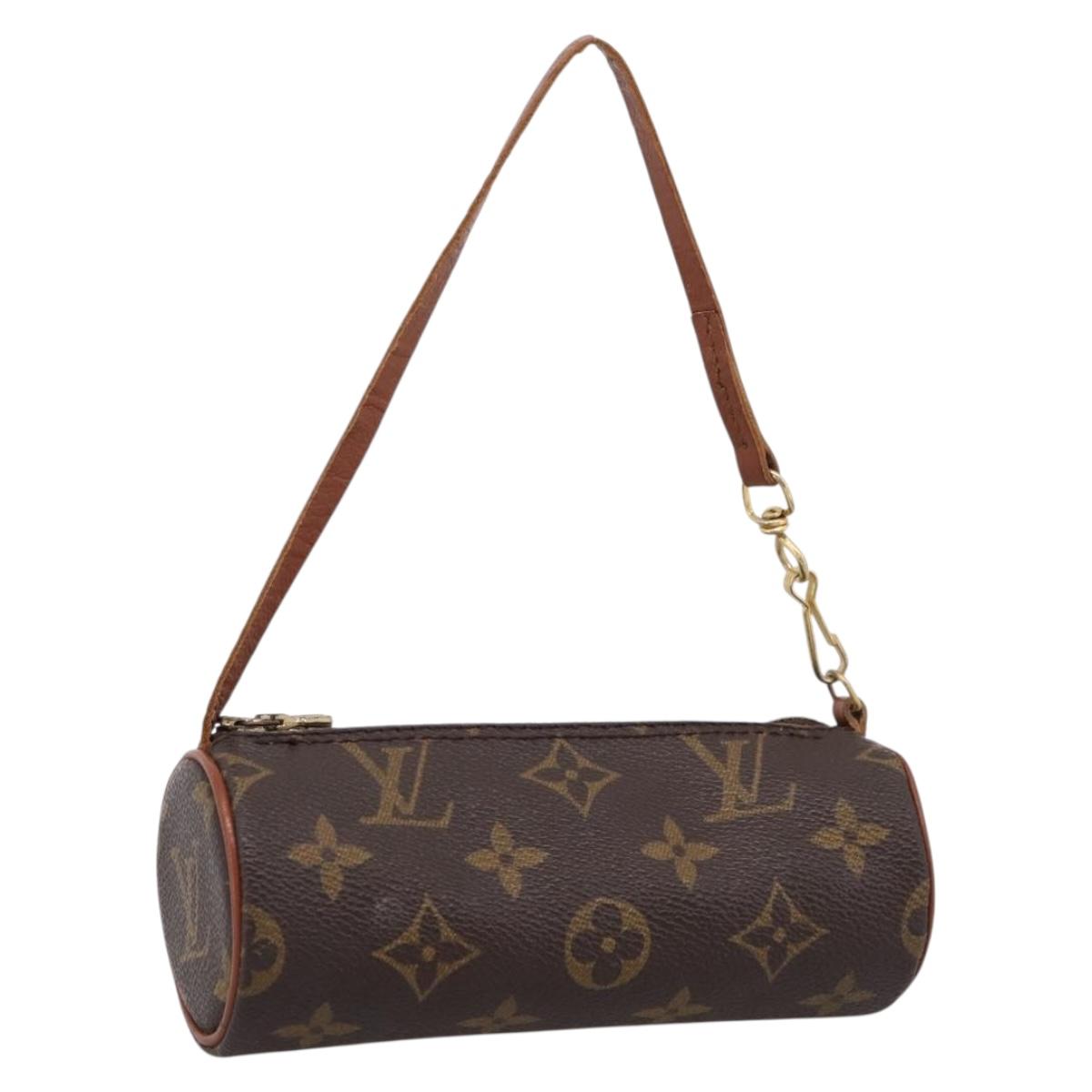 LOUIS VUITTON Monogram Papillon Pouch LV Auth 202025