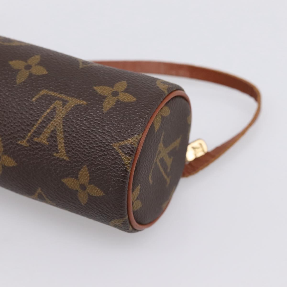 LOUIS VUITTON Monogram Papillon Pouch LV Auth 202025