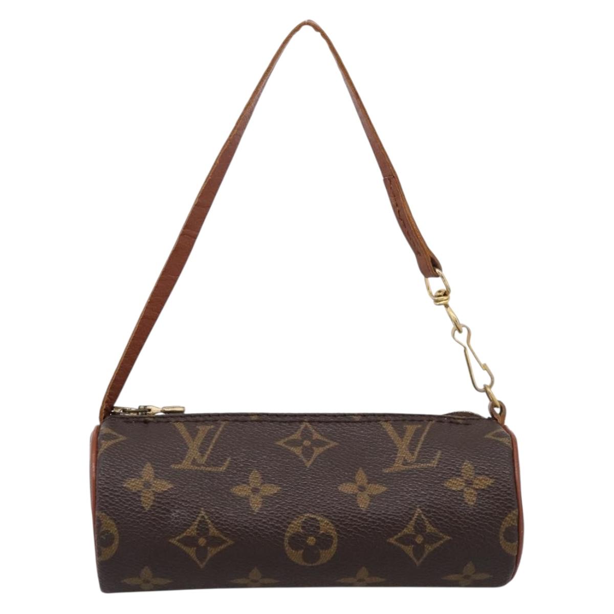 LOUIS VUITTON Monogram Papillon Pouch LV Auth 202025