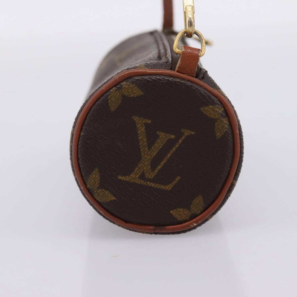 LOUIS VUITTON Monogram Papillon Pouch LV Auth 202025