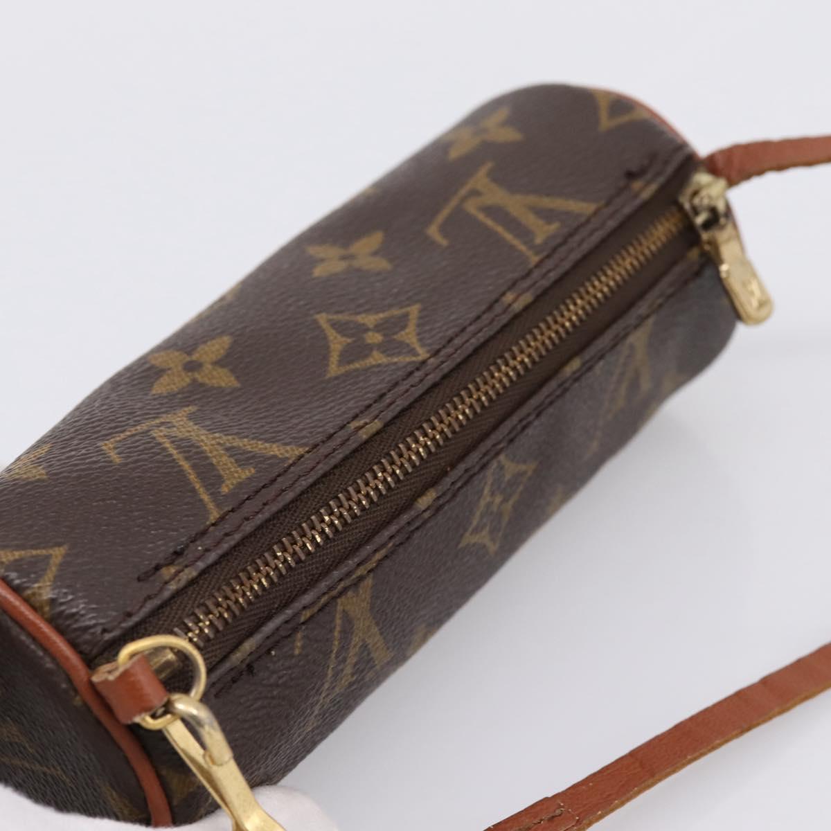 LOUIS VUITTON Monogram Papillon Pouch LV Auth 202025