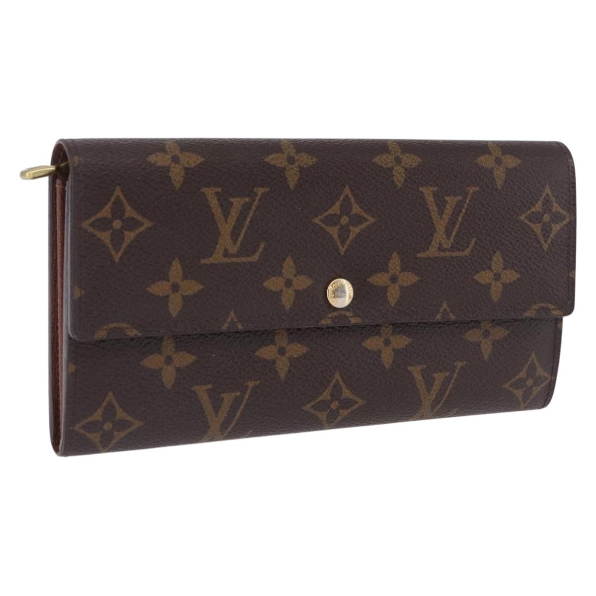 LOUIS VUITTON Monogram Portefeuille Sarah Long Wallet M61734 LV Auth 202026