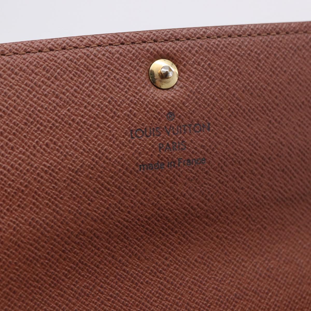 LOUIS VUITTON Monogram Portefeuille Sarah Long Wallet M61734 LV Auth 202026