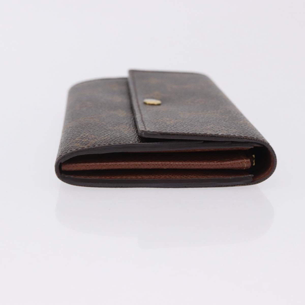 LOUIS VUITTON Monogram Portefeuille Sarah Long Wallet M61734 LV Auth 202026