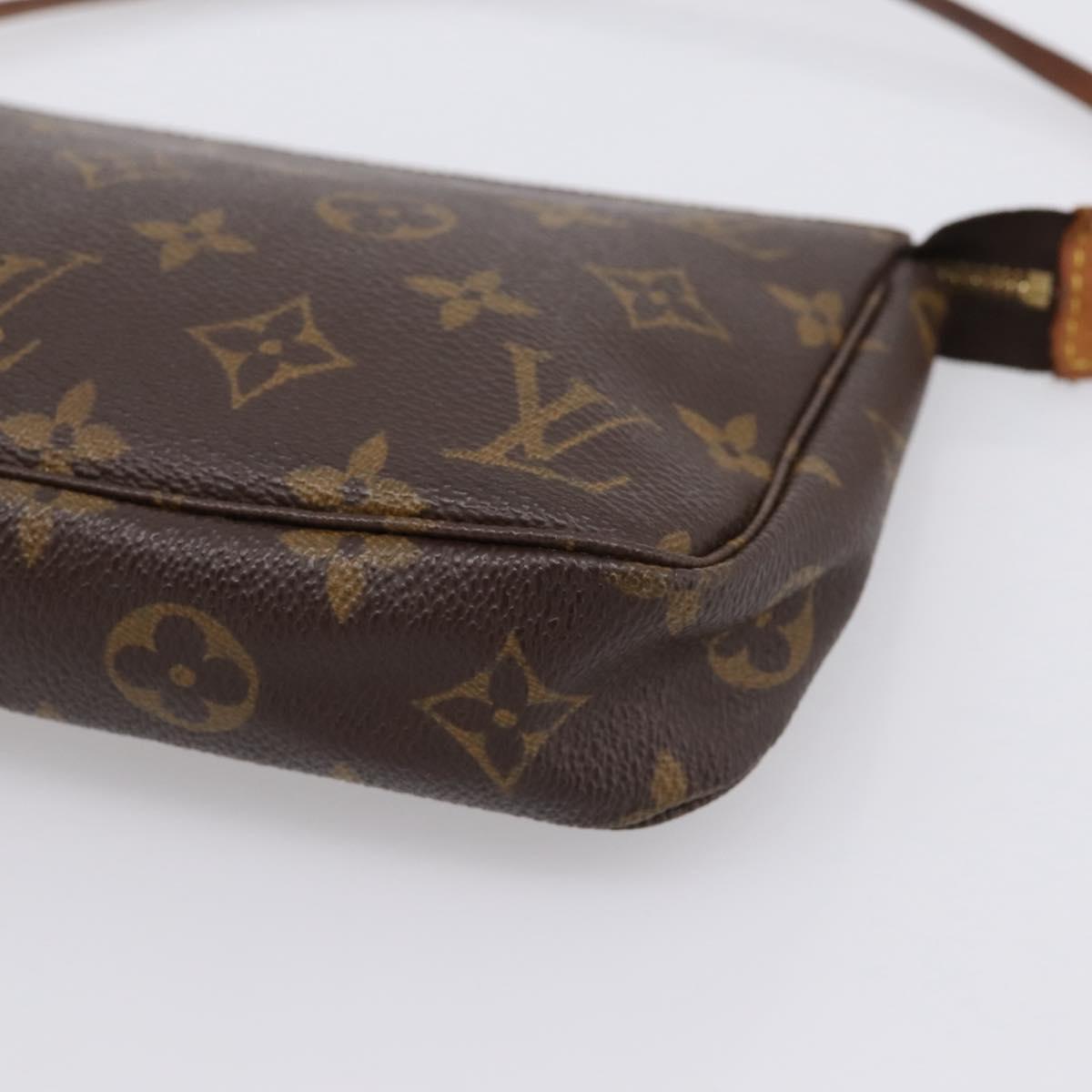 LOUIS VUITTON Monogram Pochette Accessoires Pouch M51980 LV Auth 202027