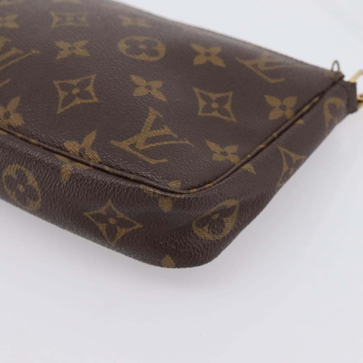 LOUIS VUITTON Monogram Pochette Accessoires Pouch M51980 LV Auth 202027