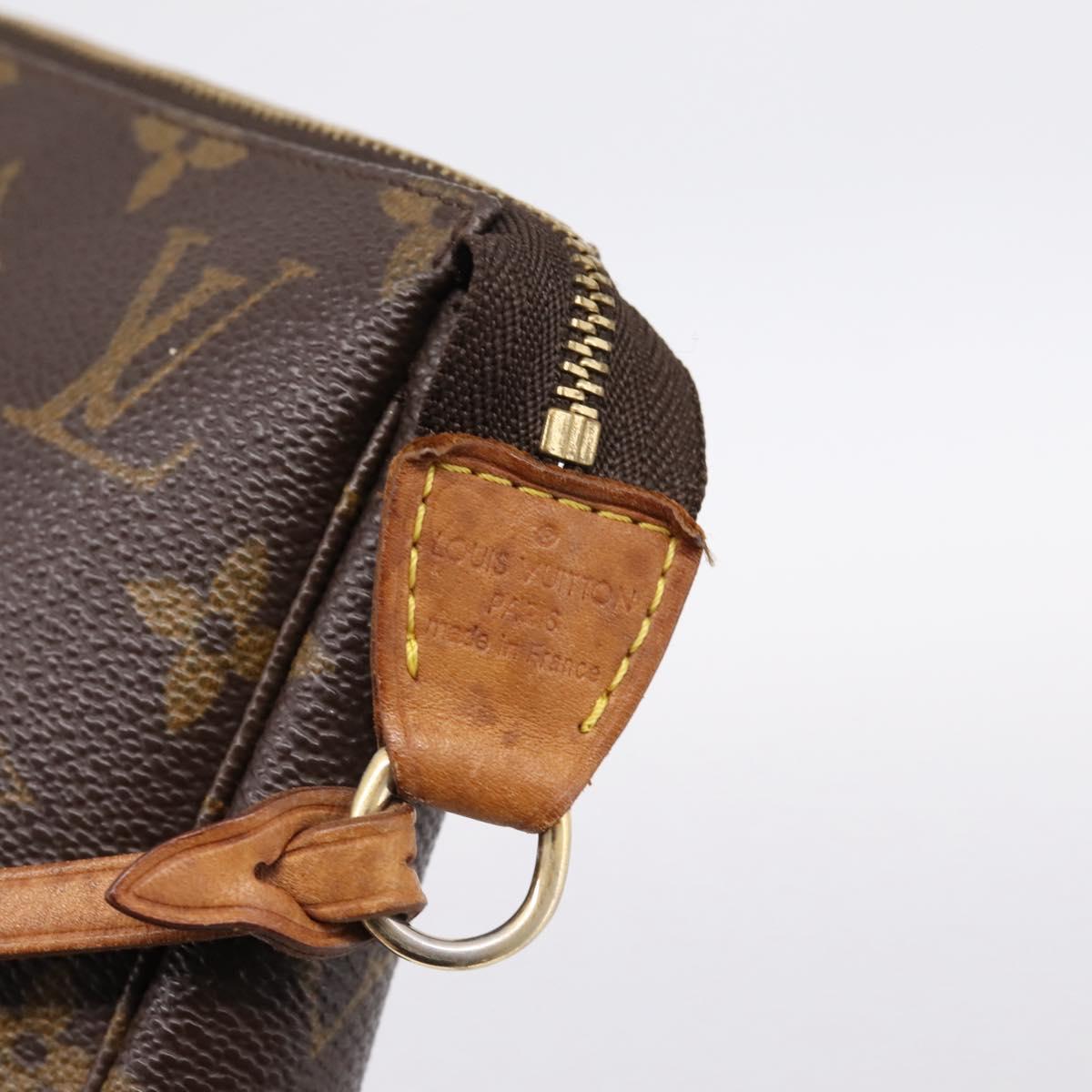 LOUIS VUITTON Monogram Pochette Accessoires Pouch M51980 LV Auth 202027