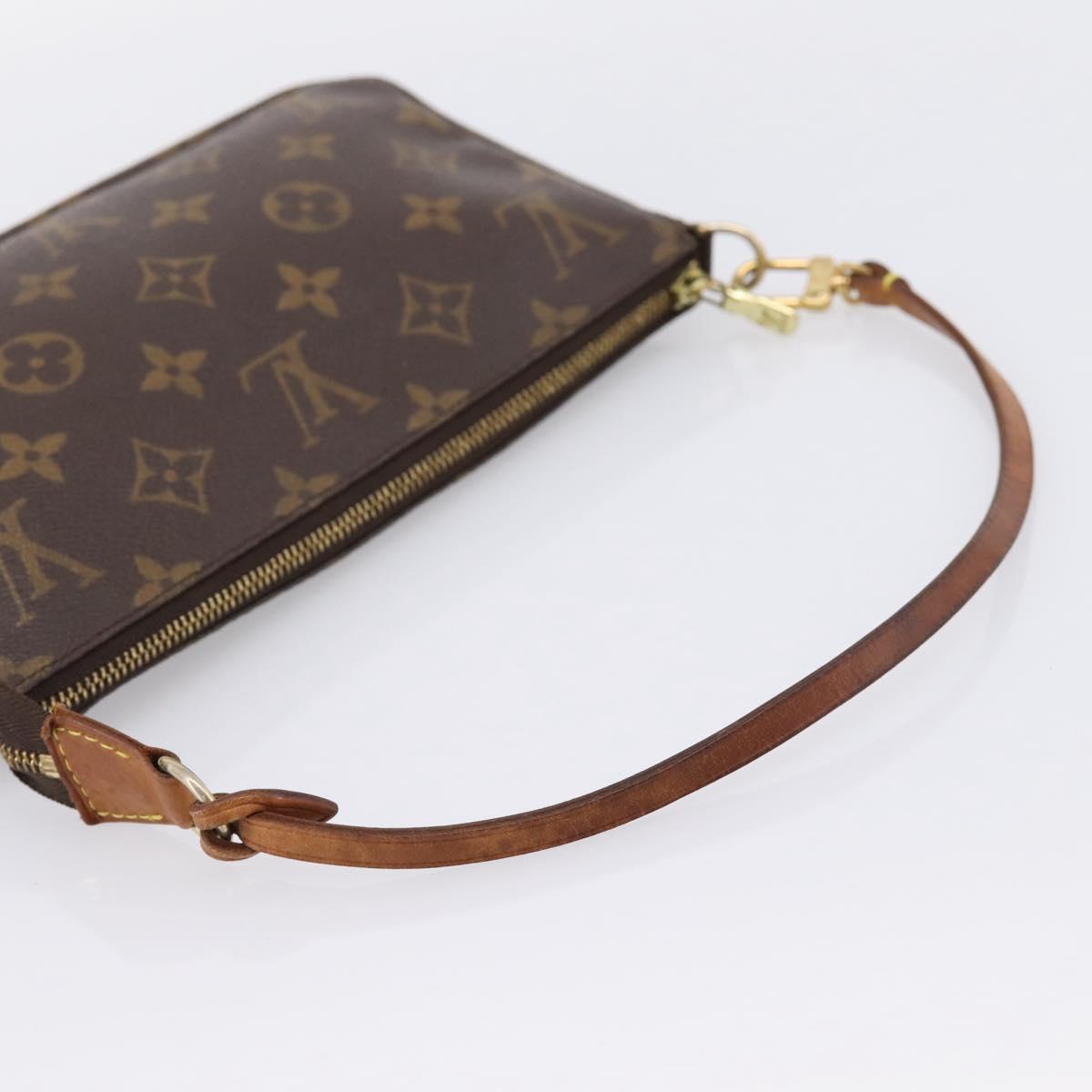 LOUIS VUITTON Monogram Pochette Accessoires Pouch M51980 LV Auth 202027