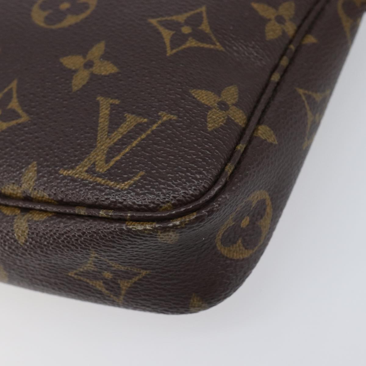LOUIS VUITTON Monogram Pochette Accessoires Pouch M51980 LV Auth 202028A