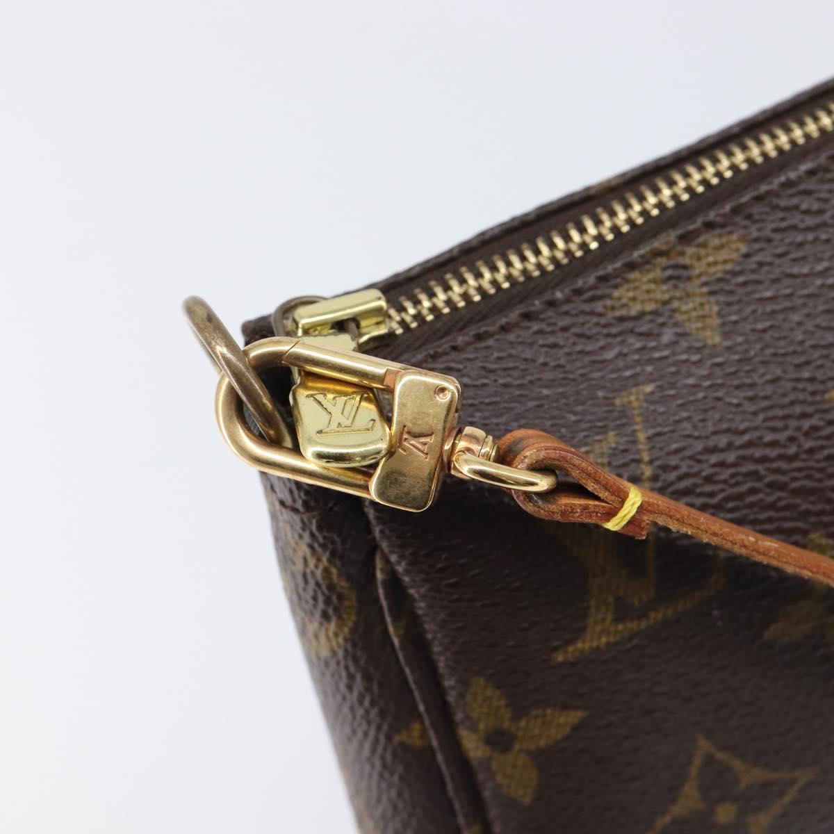 LOUIS VUITTON Monogram Pochette Accessoires Pouch M51980 LV Auth 202028A