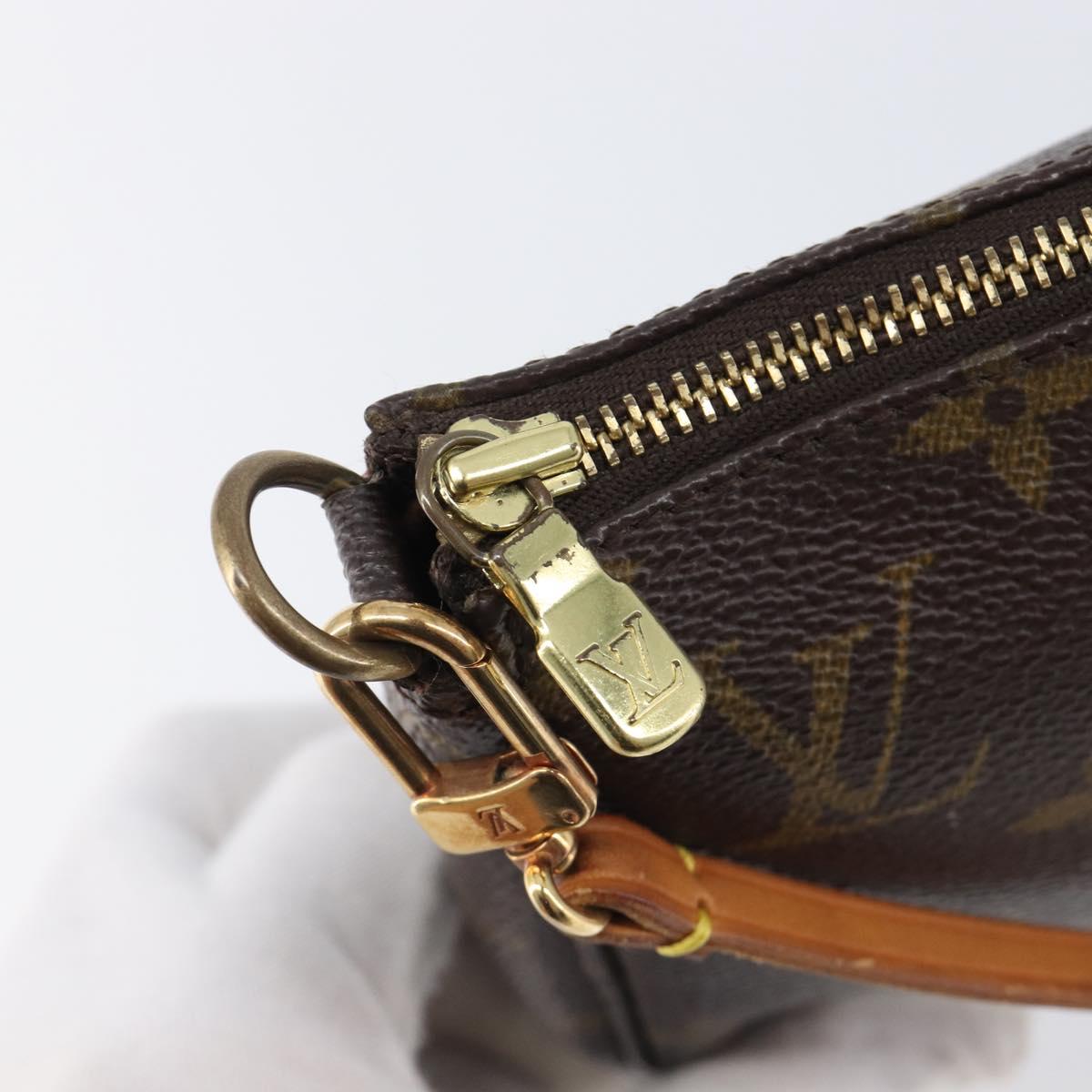 LOUIS VUITTON Monogram Pochette Accessoires Pouch M51980 LV Auth 202028A