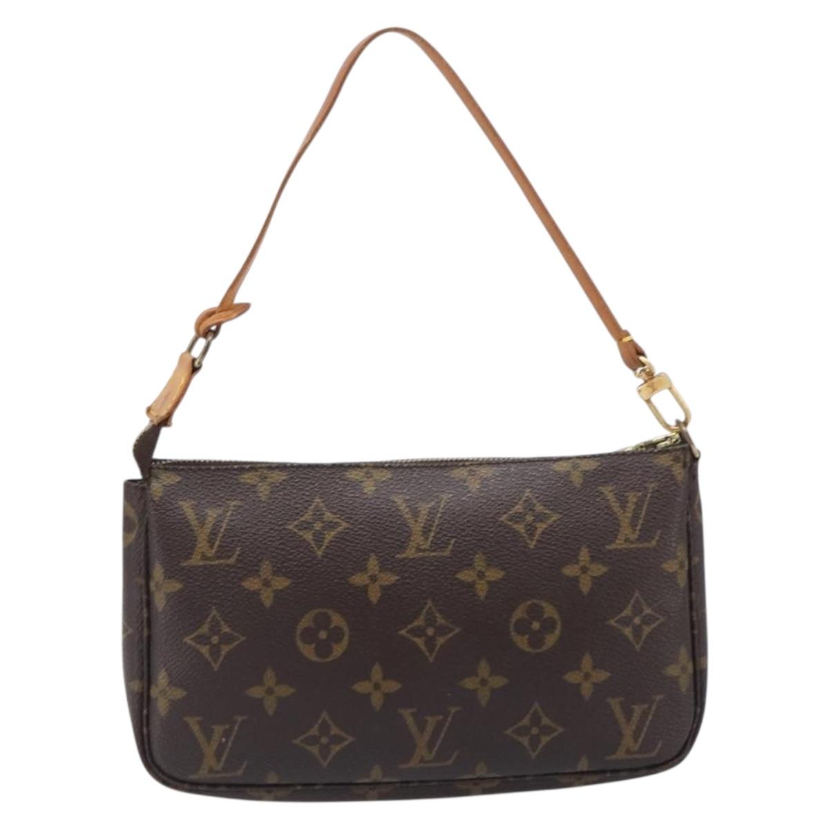 LOUIS VUITTON Monogram Pochette Accessoires Pouch M51980 LV Auth 202028A