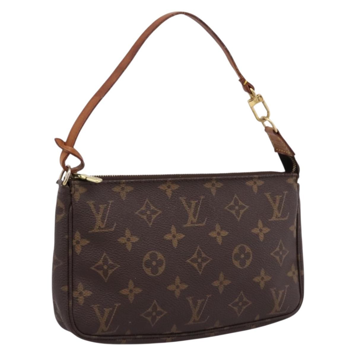 LOUIS VUITTON Monogram Pochette Accessoires Accessory Pouch M51980 Auth 202029