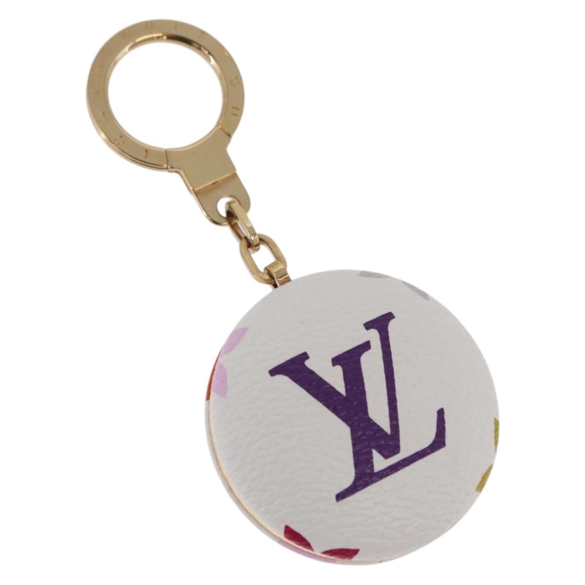LOUIS VUITTON Monogram Multicolor Astropill Charm White M51911 LV Auth 202032V