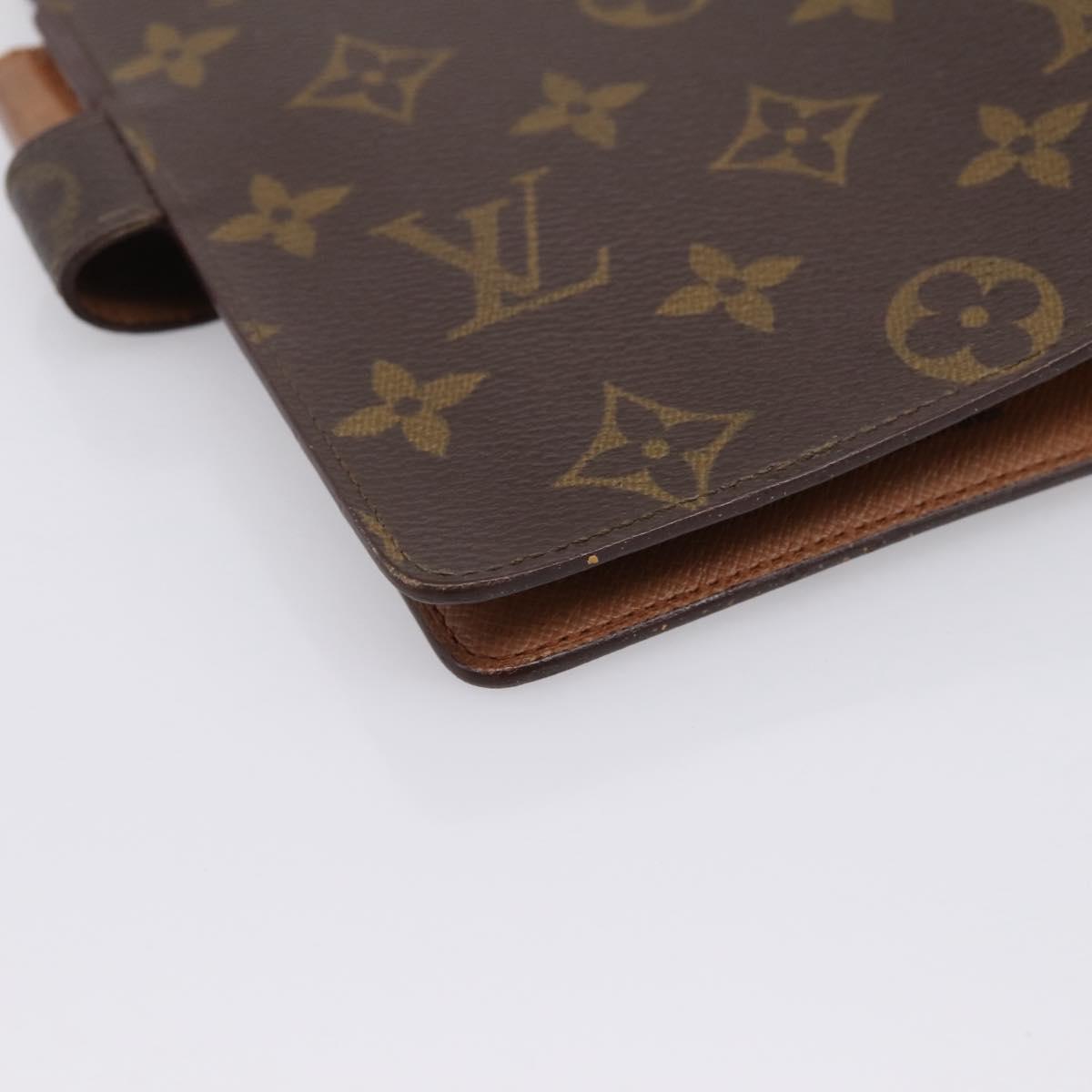 LOUIS VUITTON Monogram Agenda MM Day Planner Cover R20105 LV Auth 202041