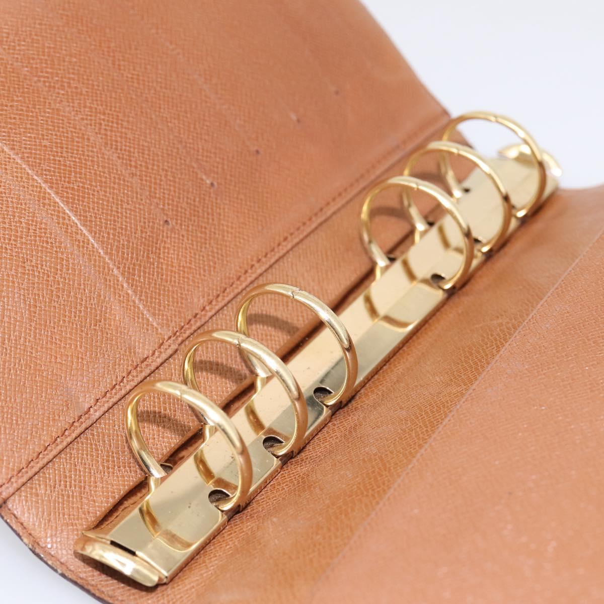 LOUIS VUITTON Monogram Agenda MM Day Planner Cover R20105 LV Auth 202041