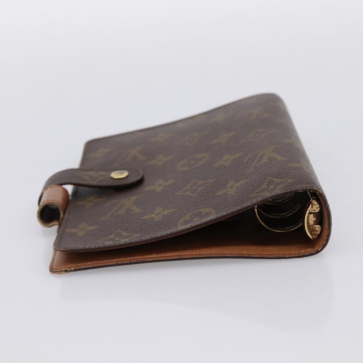 LOUIS VUITTON Monogram Agenda MM Day Planner Cover R20105 LV Auth 202041