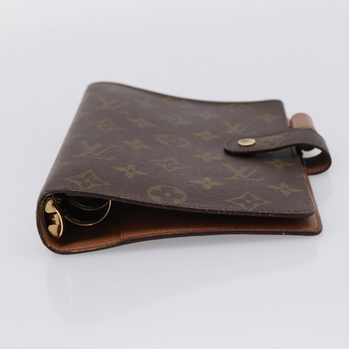 LOUIS VUITTON Monogram Agenda MM Day Planner Cover R20105 LV Auth 202041
