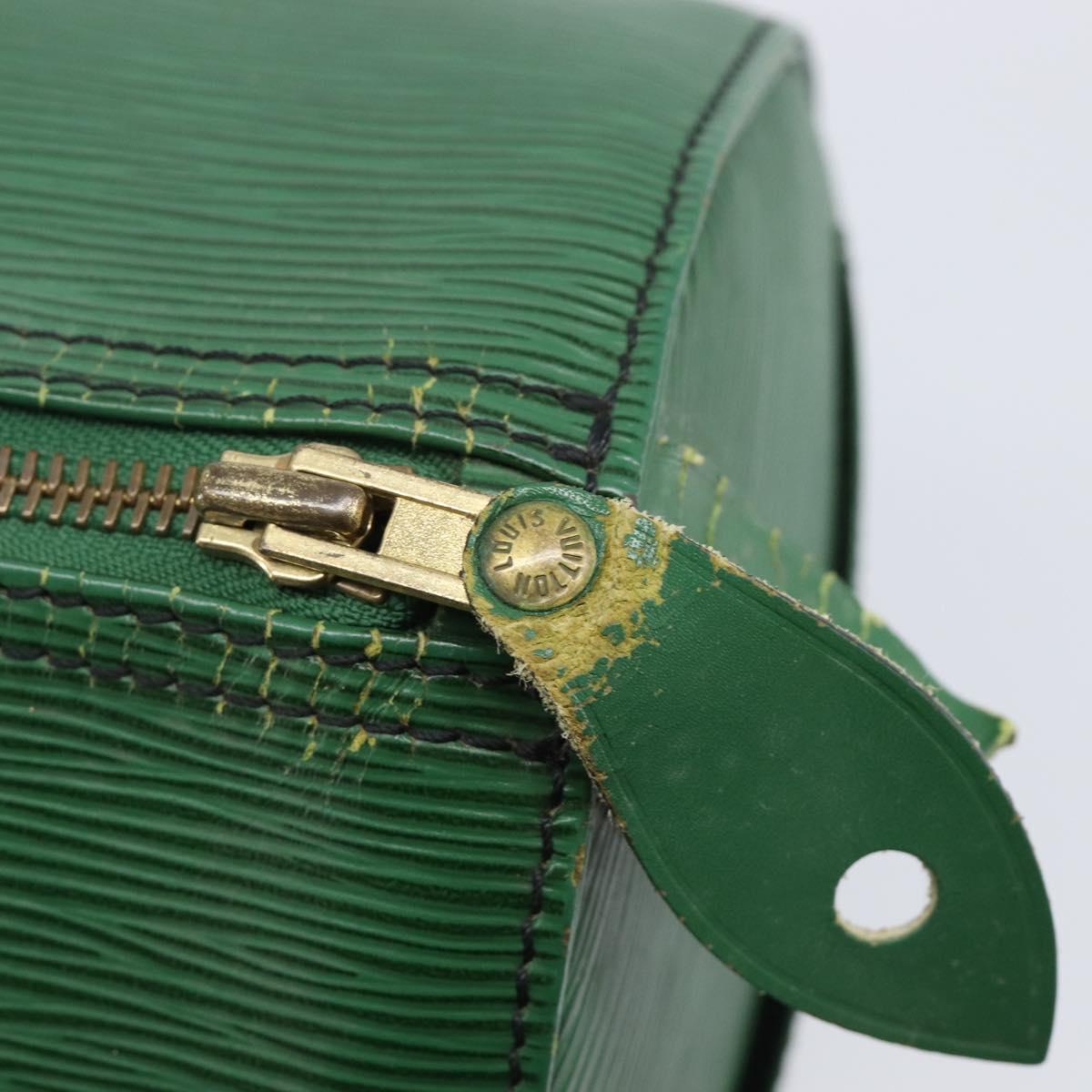 LOUIS VUITTON Epi Speedy 30 Hand Bag Borneo Green M43004 LV Auth 202050