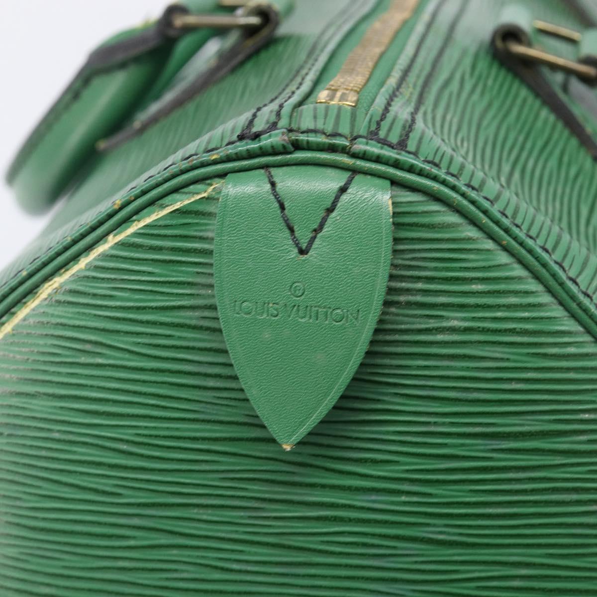 LOUIS VUITTON Epi Speedy 30 Hand Bag Borneo Green M43004 LV Auth 202050