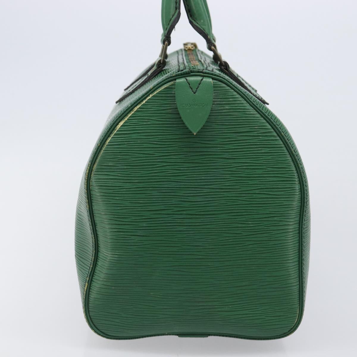 LOUIS VUITTON Epi Speedy 30 Hand Bag Borneo Green M43004 LV Auth 202050